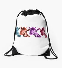 Giraffe Funny Color Heads Shirt Drawstring Bag