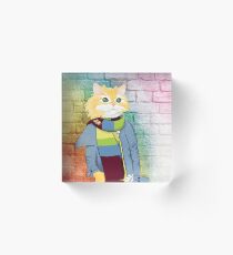 Fasion cat Acrylic Block