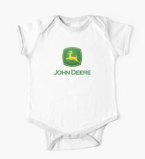 john deere farming One Piece - Short Sleeve