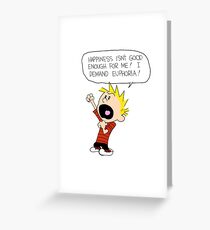 Calvin Greeting Card