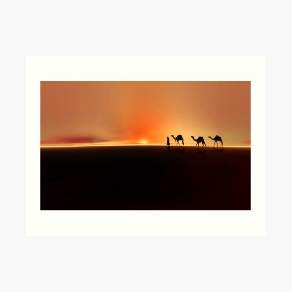 Desert Mirage Art Print