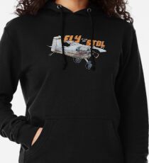 Gerades Schwanz STOL Leichter Hoodie