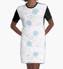 Seashell Graphic T-Shirt Dress