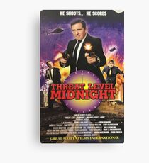 Geng Threat Level Midnight Poster Canvas Print
