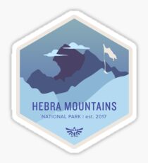 Pegatina Parque Nacional de las Montañas Hebra