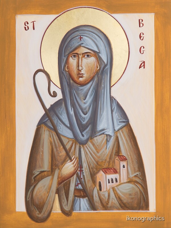 "St Bega" by ikonographics | Redbubble
