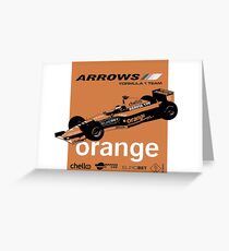 ARROWS A21 - 2000 F1 SEASON Greeting Card
