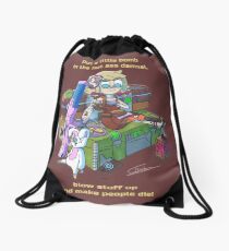 Tiny Tina fan art Drawstring Bag