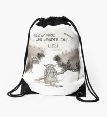 Lost Wanderers Drawstring Bag