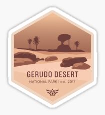Gerudo-Wüsten-Nationalpark Sticker