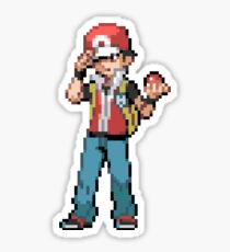 Pokemon Trainer Red Sticker
