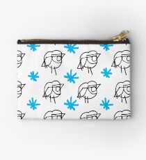 Black-throated Blue Warbler, № 2 Zipper Pouch