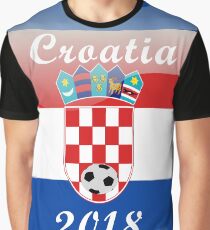Croatia Soccer shirt Team Russia 2018 TShirt Football Graphic T-Shirt