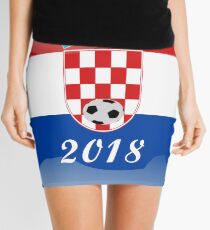 Croatia Soccer shirt Team Russia 2018 TShirt Football Mini Skirt