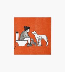 Bathroom time Art Board