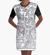 Jiggery Pokery Medieval style Graphic T-Shirt Dress
