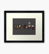 8-Bit Community Framed Print