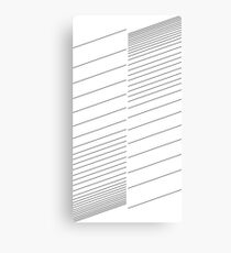 blinds, lines, stripes Canvas Print