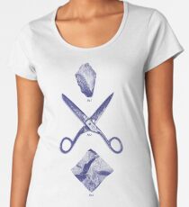 ROCK SCISSORS PAPER Women's Premium T-Shirt