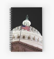 US Capitol Building at Night Spiralblock