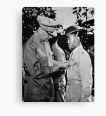 Douglas MacArthur Awarding DSC Medal - WWII Canvas Print