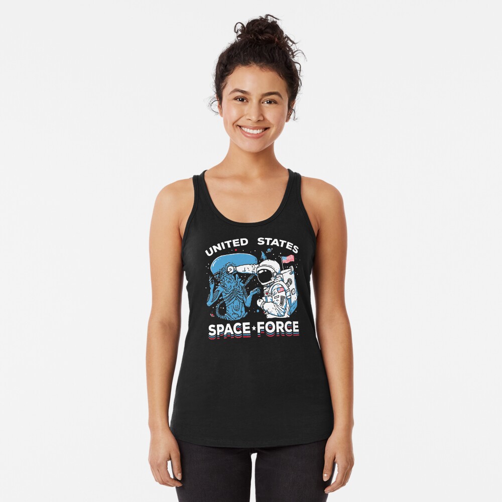 United States Space Force Shirt Racerback Tank Top
