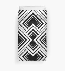 Black And White Art Deco Design Bettbezug