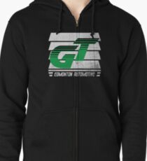 Edmonton Auto - Green & White - Slotted Up Zipped Hoodie