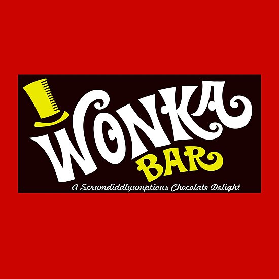 "Willy Wonka Chocolate Bar" Photographic Print by iheartclothes Redbubble