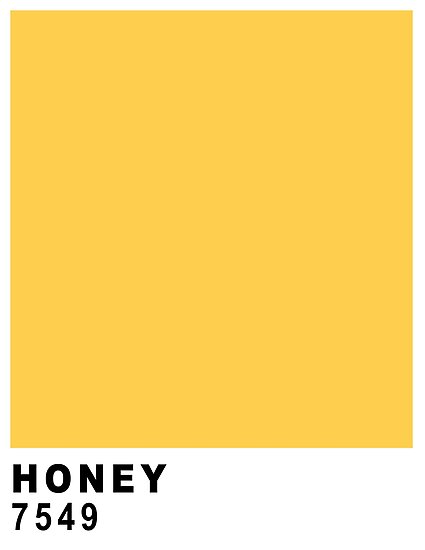 honey-yellow-pantone-card-photographic-print-by-olivialu-redbubble