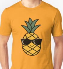 Ananas mit Sonnenbrille Unisex T-Shirt