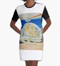 sci fi flight on mars Graphic T-Shirt Dress