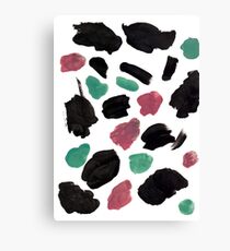 abstract brush strokes Canvas Print
