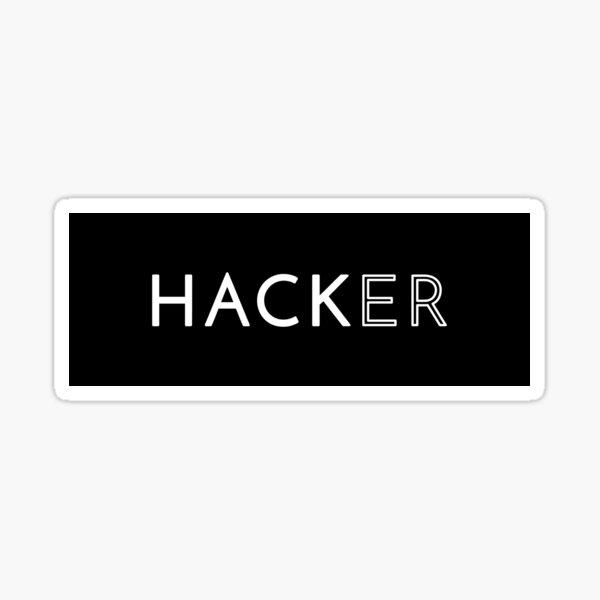 Hacker Sticker