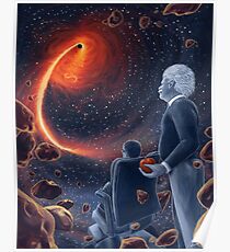 Geister im Himmel: Einstein und Hawking Poster