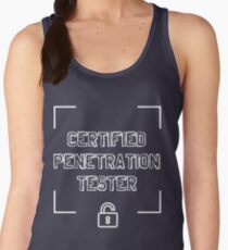 Cyber Security Hacking Certified Penetration Tester Fun T-shirt Women's Tank Top