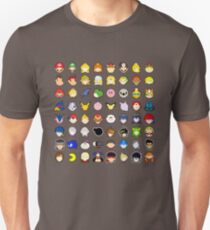 Super Smash Bros. Ultimate Character Stocks Unisex T-Shirt