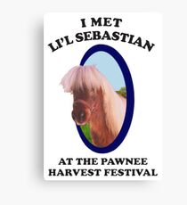 I met Lil Sebastian Canvas Print