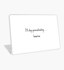 Procrastination Laptop Skin