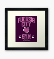 Fuchsia City Gym Framed Print