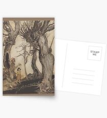 Aesop's Fables art by Arthur Rackham 1913 0148 Trees in the Wood Postcards