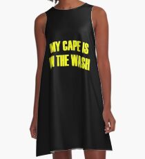 Cape superhero cape A-Line Dress