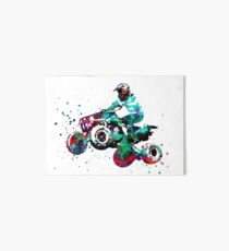 Quad bike, motorcycle race Art Board