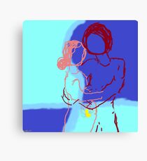 Expectant Couple Canvas Print