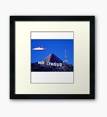 UFO Hollywood Pyramid Framed Print