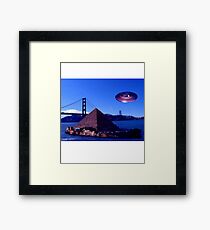 UFO Hollywood Pyramid Framed Print