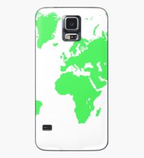 Pixel Map of the world Case/Skin for Samsung Galaxy