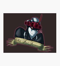 Pretty in Burgundy Photographic Print