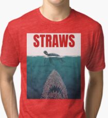 Straws Tri-blend T-Shirt
