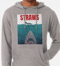 Strohhalme Leichter Hoodie